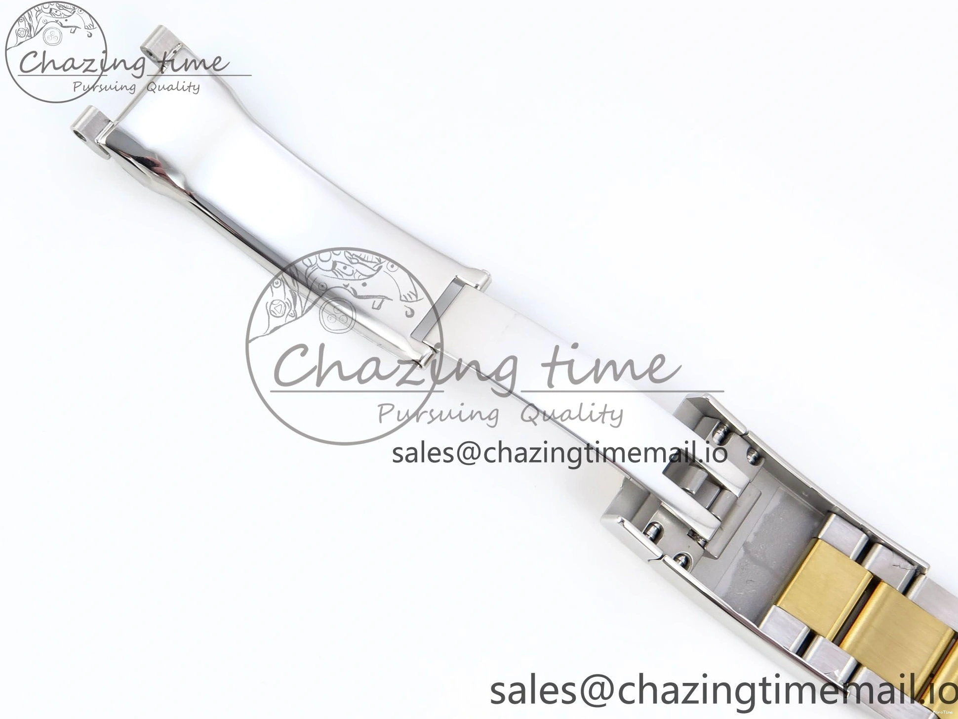 MiroTime 0418 SmartChoice DateJust 36 126233 EWEF Best Edition YG Stick Dial on SS YG Oyster Bracelet A 669